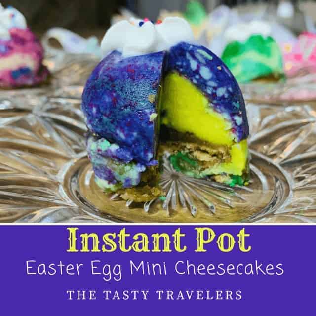 Easter Egg Mini Cheesecakes! Pressure Cooker Recipe