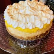 lemon meringue cheesecake, dessert, lemon, cheesecake, Ninja Foodi, Ninja Foodi recipe, instant pot, instant pot recipe, meringue, lemon curd, pie
