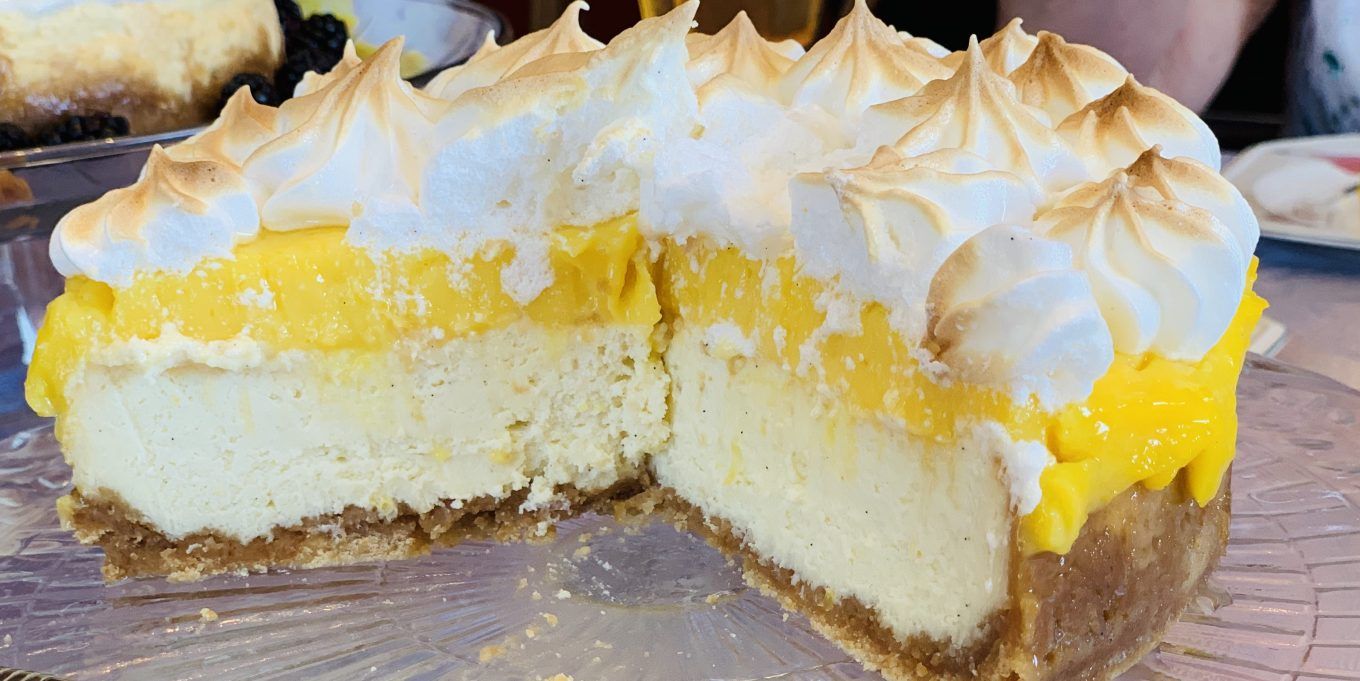 Lemon Meringue Cheesecake Ninja Foodi Recipe The Tasty Travelers