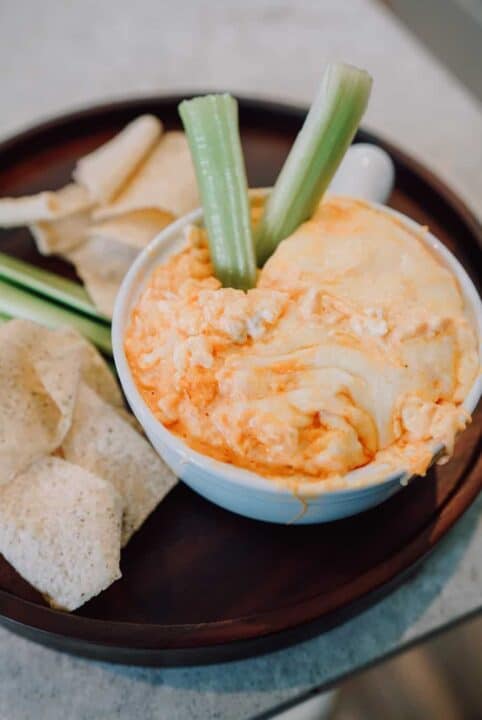 Instant Pot, Ninja Foodi, Dip, sid edish, appetizer, cauliflower, hot sauce, buffalo, cheese, hors devours, brunch