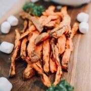 Ninja Foodi sweet potato fries, instant pot sweet potato fries, sweet potato fries, air fryer sweet potato fries, Ninja Foodi sweet potato, Ninja Foodi potato, sweet potato, side dish, potato, marshmallow, instant pot sweet potato, instant pot potato, Ninja Foodi recipe, Ninja Foodi side dish, instant pot side dish