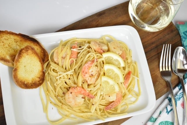 shrimp scampi 27 shrimp, seafood, linguini, pasta, scampi, instant pot shrimp, instant pot scampi, Ninja Foodi shrimp, Ninja Foodi scampi, instant pot pasta, Ninja Foodi pasta, dinner, shrimp scampi, pasta, shellfish