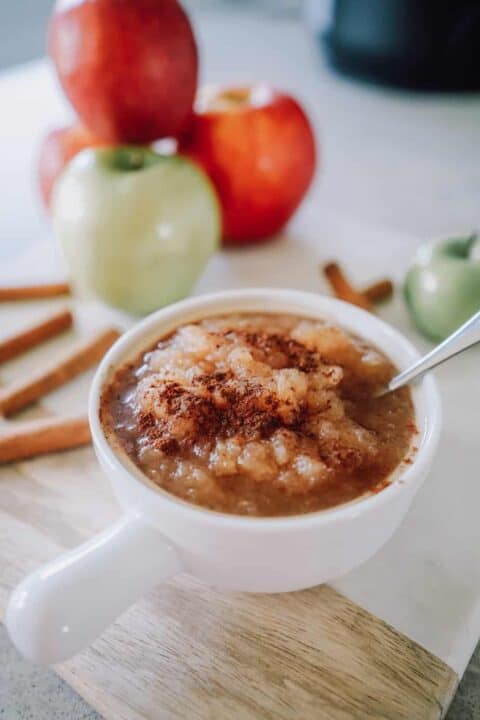apple sauce, instant pot applesauce, Ninja Foodi applesauce, snack, side, apples, instant pot apple, Ninja Foodi apple, fruit, vegetarian, vegan