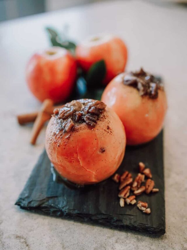 Ninja Foodi Baked Apples The Tasty Travelers™