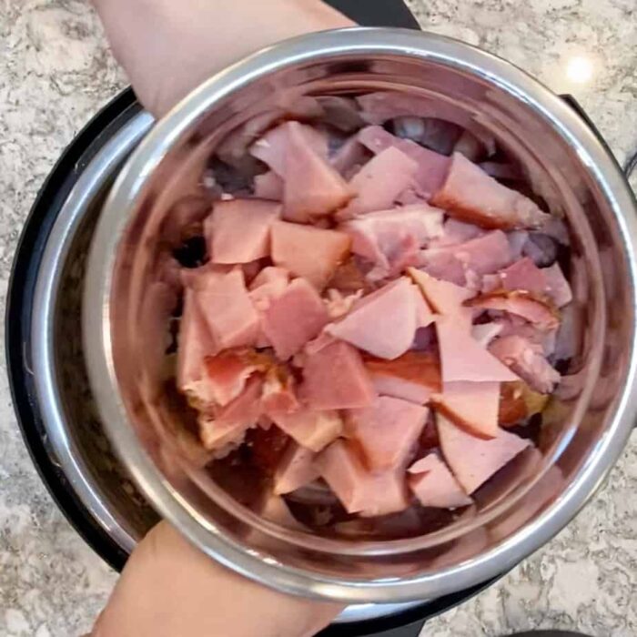 Ninja Foodi Black Eyed Peas with Ham The Tasty Travelers