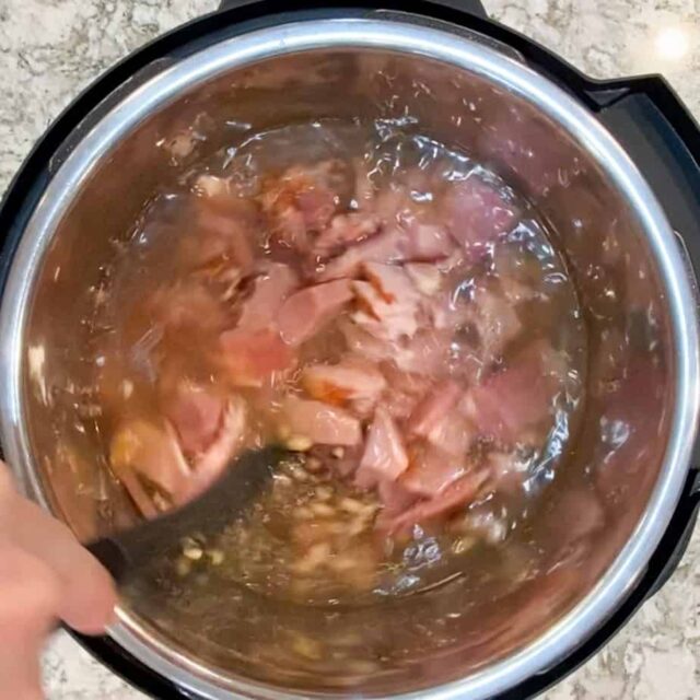 Ninja Foodi Black Eyed Peas with Ham The Tasty Travelers