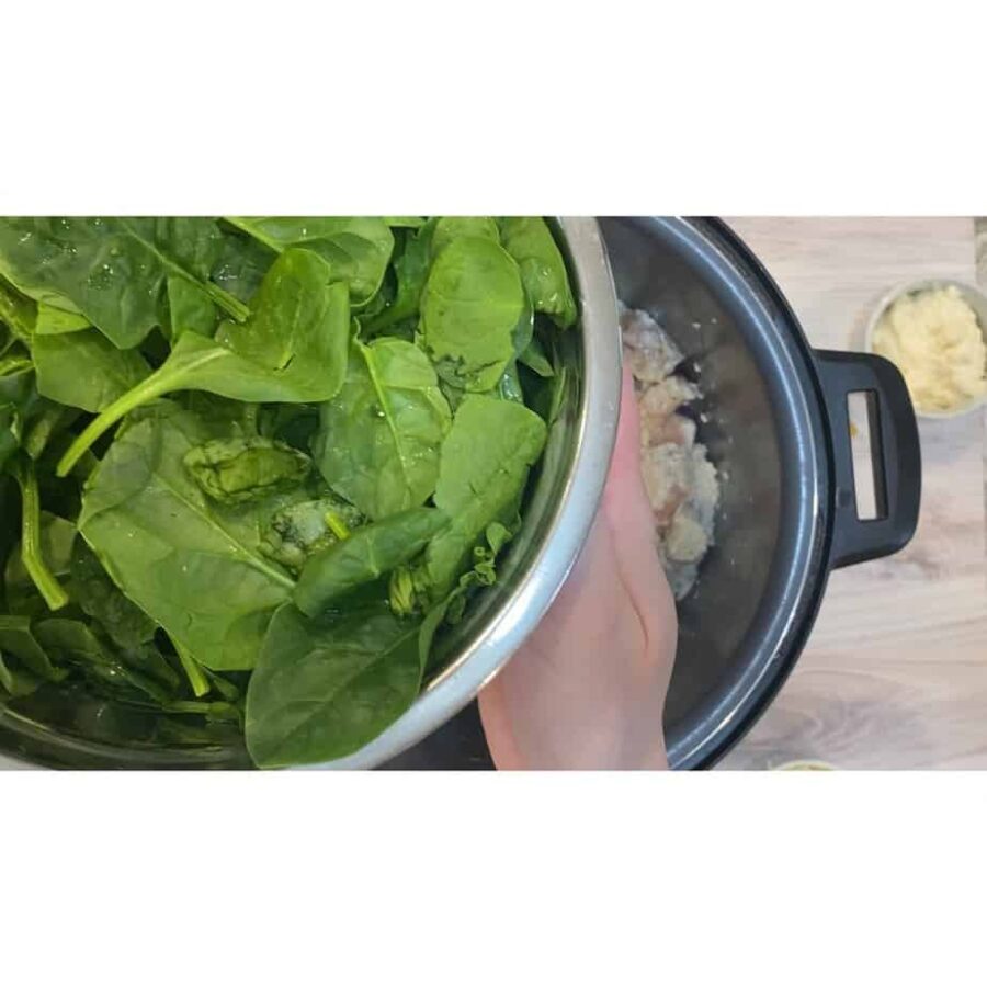 Instant Pot Chicken, Spinach and Artichoke Pasta The Tasty Travelers