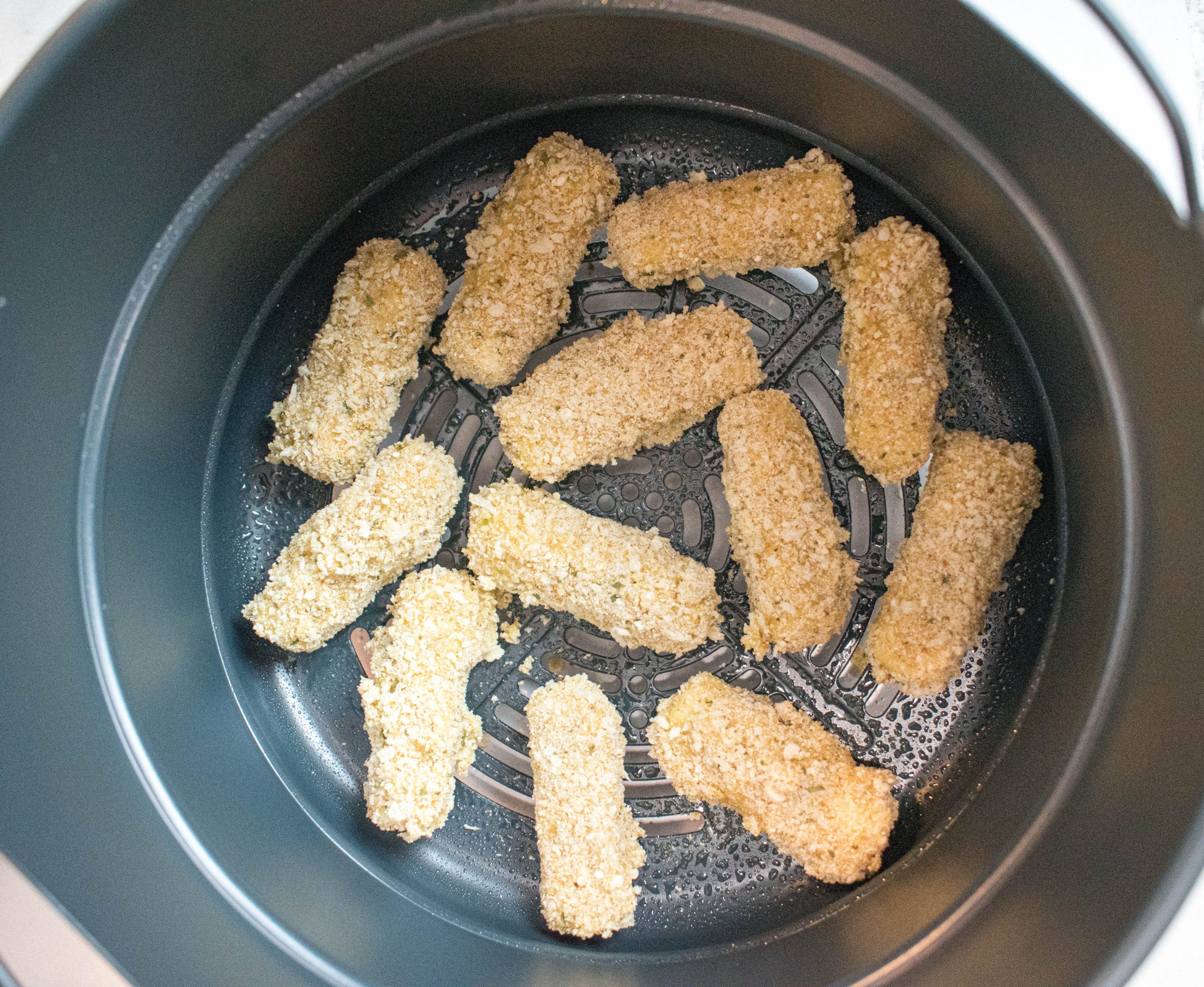 Ninja Foodi Mozzarella Sticks The Tasty Travelers