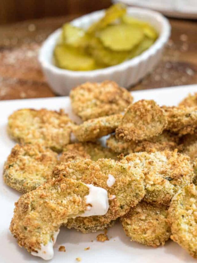 Air Fried Fried Pickles The Tasty Travelers™
