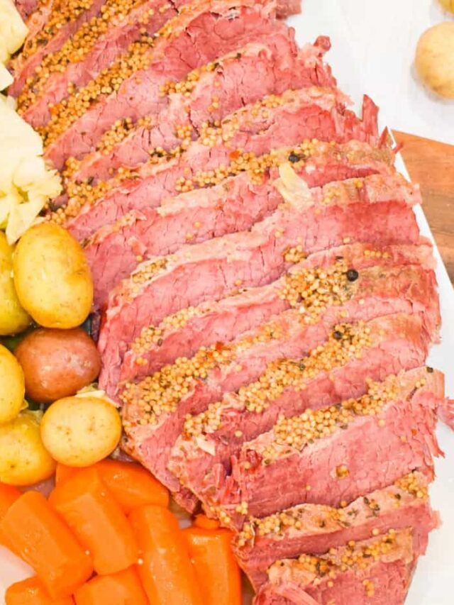 Corned Beef and Cabbage Basic Ninja Foodi Recipe The Tasty Travelers