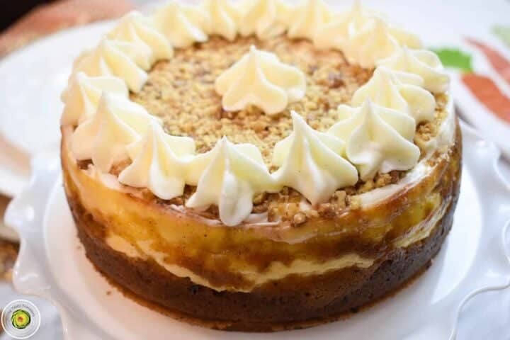 Ninja Foodi Carrot Cake Cheesecake