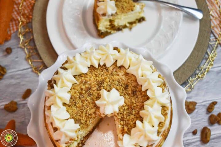 Instant Pot Carrot Cake Cheesecake