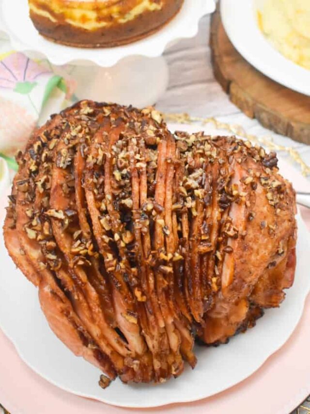 Ninja Foodi Pecan Glazed Ham The Tasty Travelers™