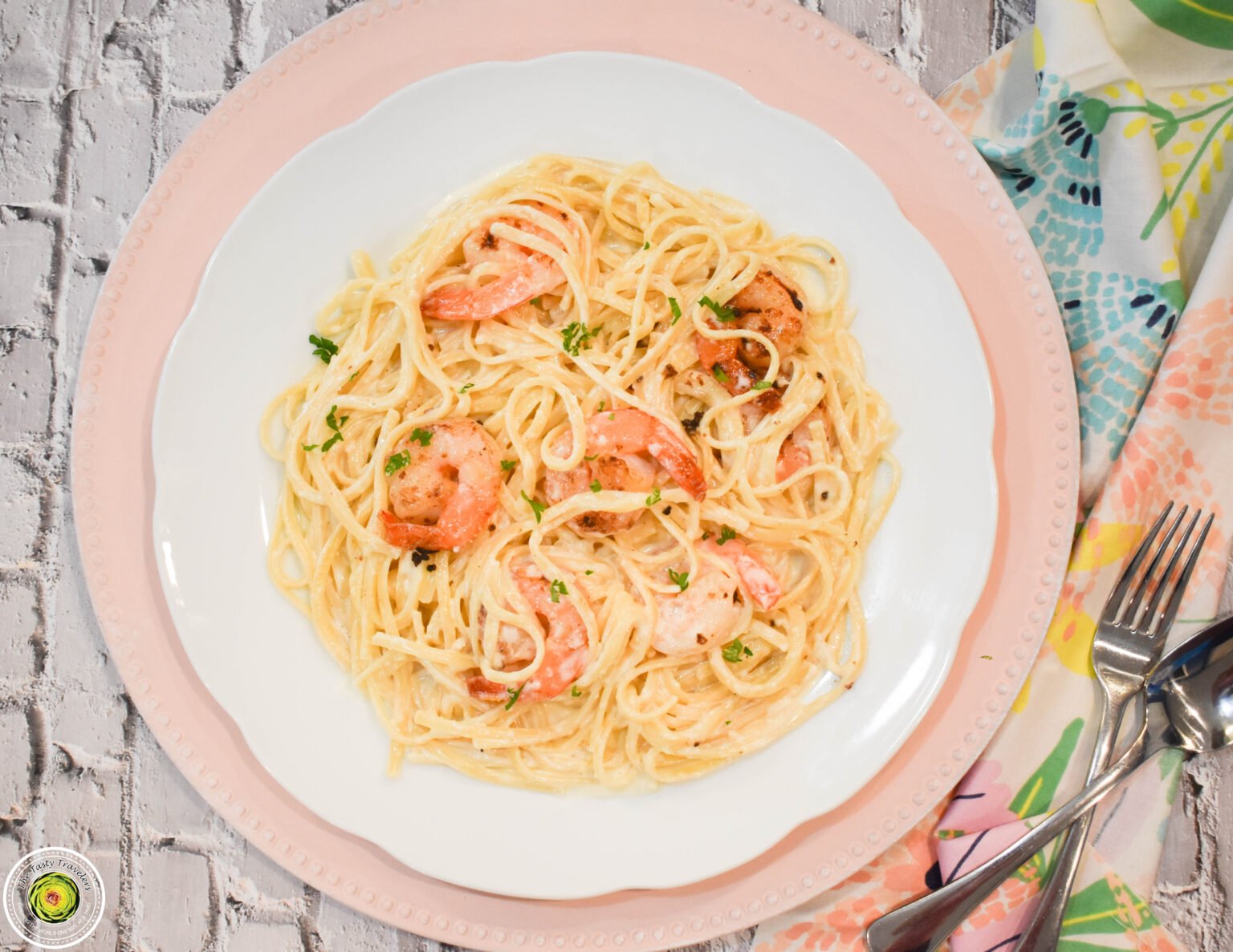 Cajun Ninja Shrimp Fettuccine Recipe