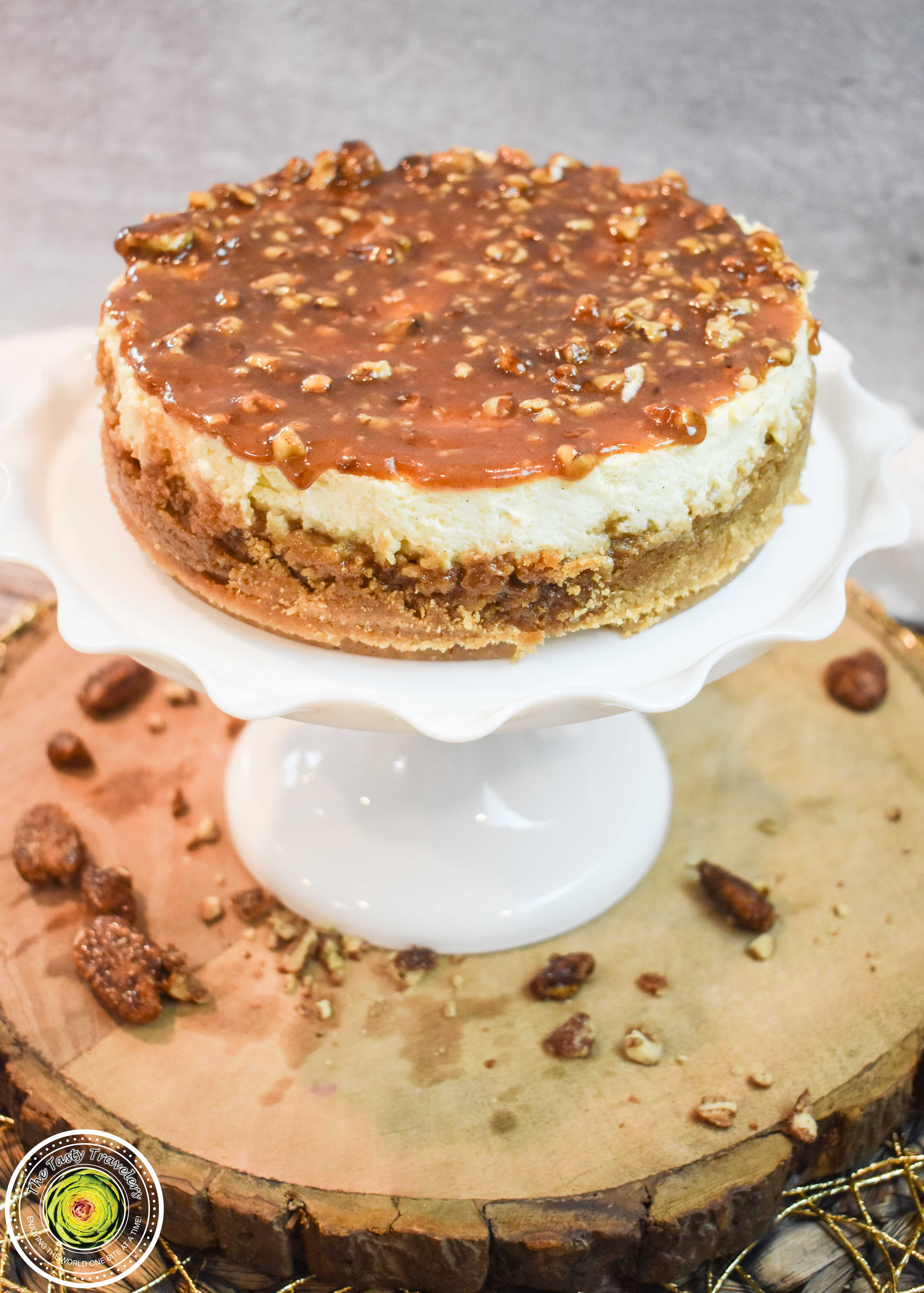 Ninja Foodi Pecan Pie Cheesecake The Tasty Travelers
