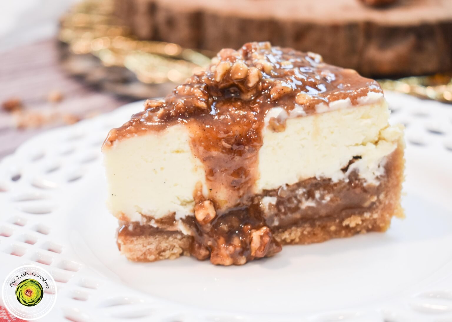 Ninja Foodi Pecan Pie Cheesecake The Tasty Travelers