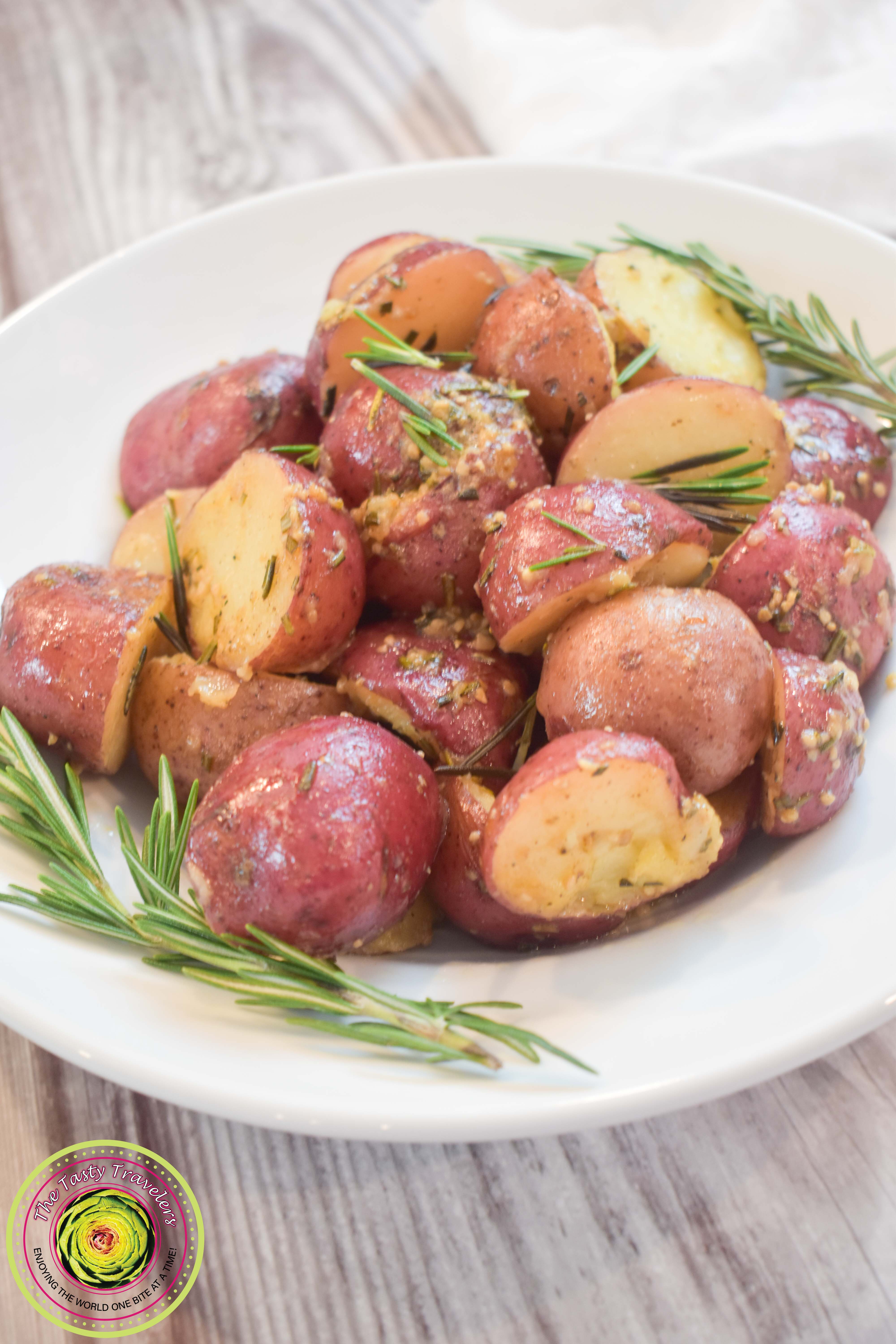 Ninja Foodi Red Potatoes with Rosemary and Garlic The Tasty Travelers