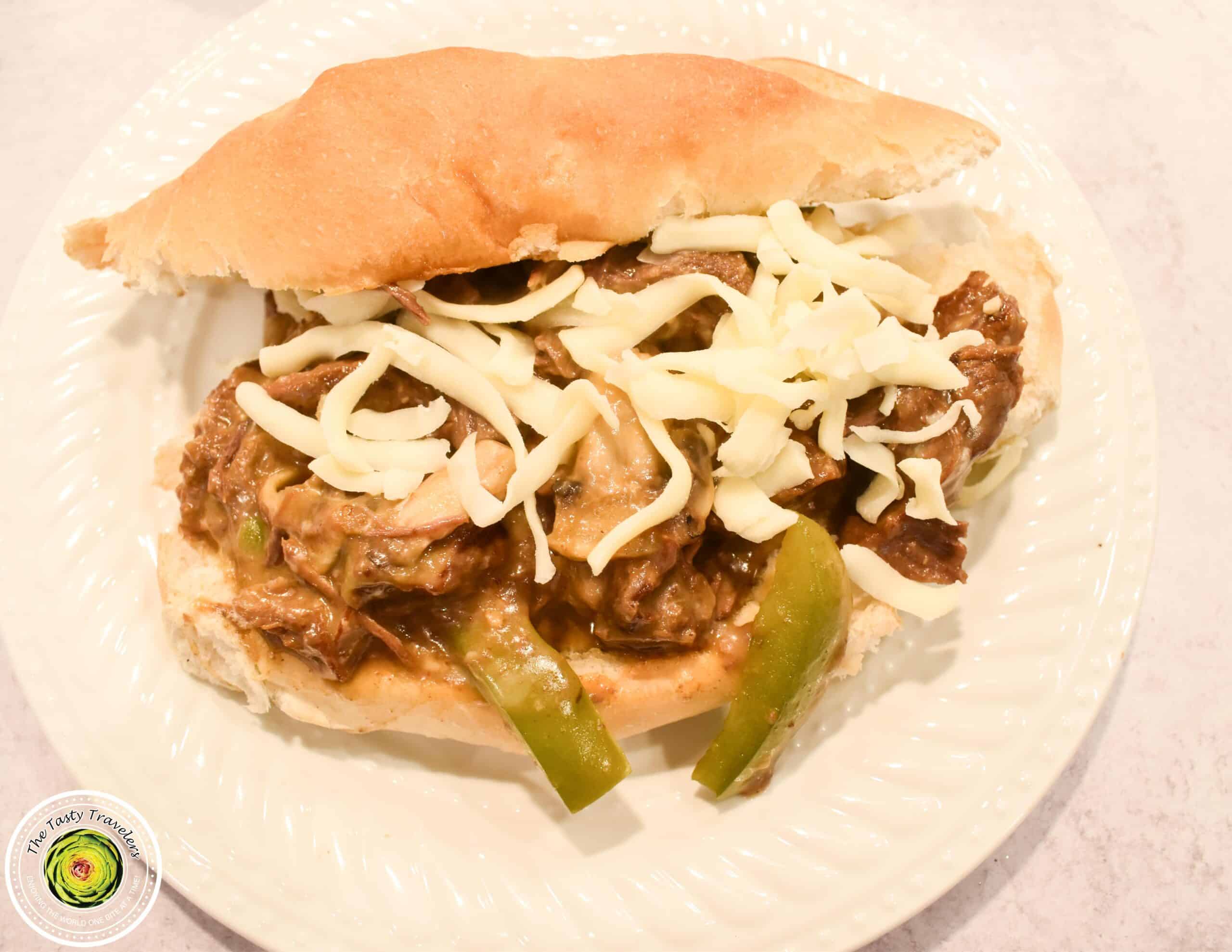 Ninja Foodi Beefy Cheesy Goodness Sandwiches