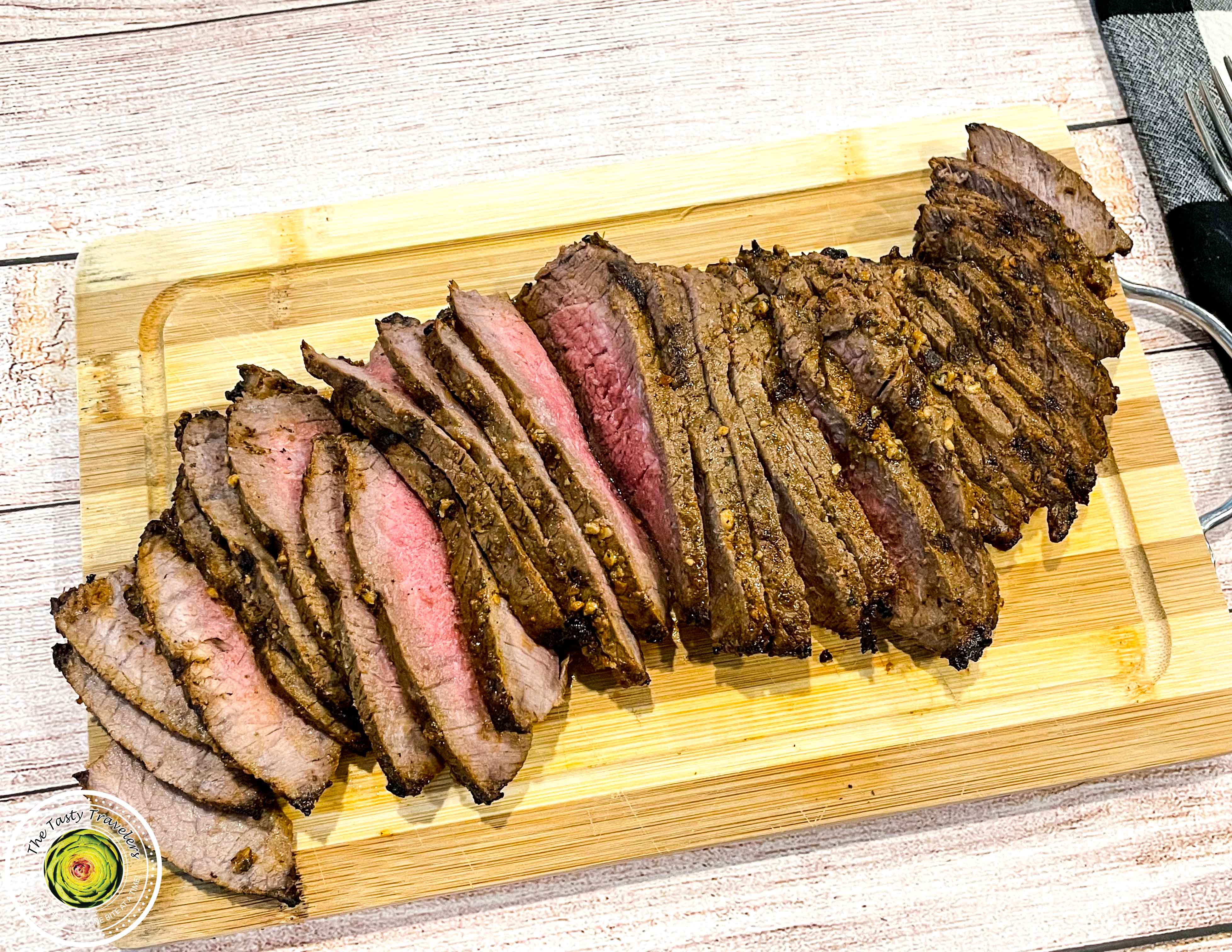 Ninja Foodi Grill London BroilFlank Steak The Tasty Travelers