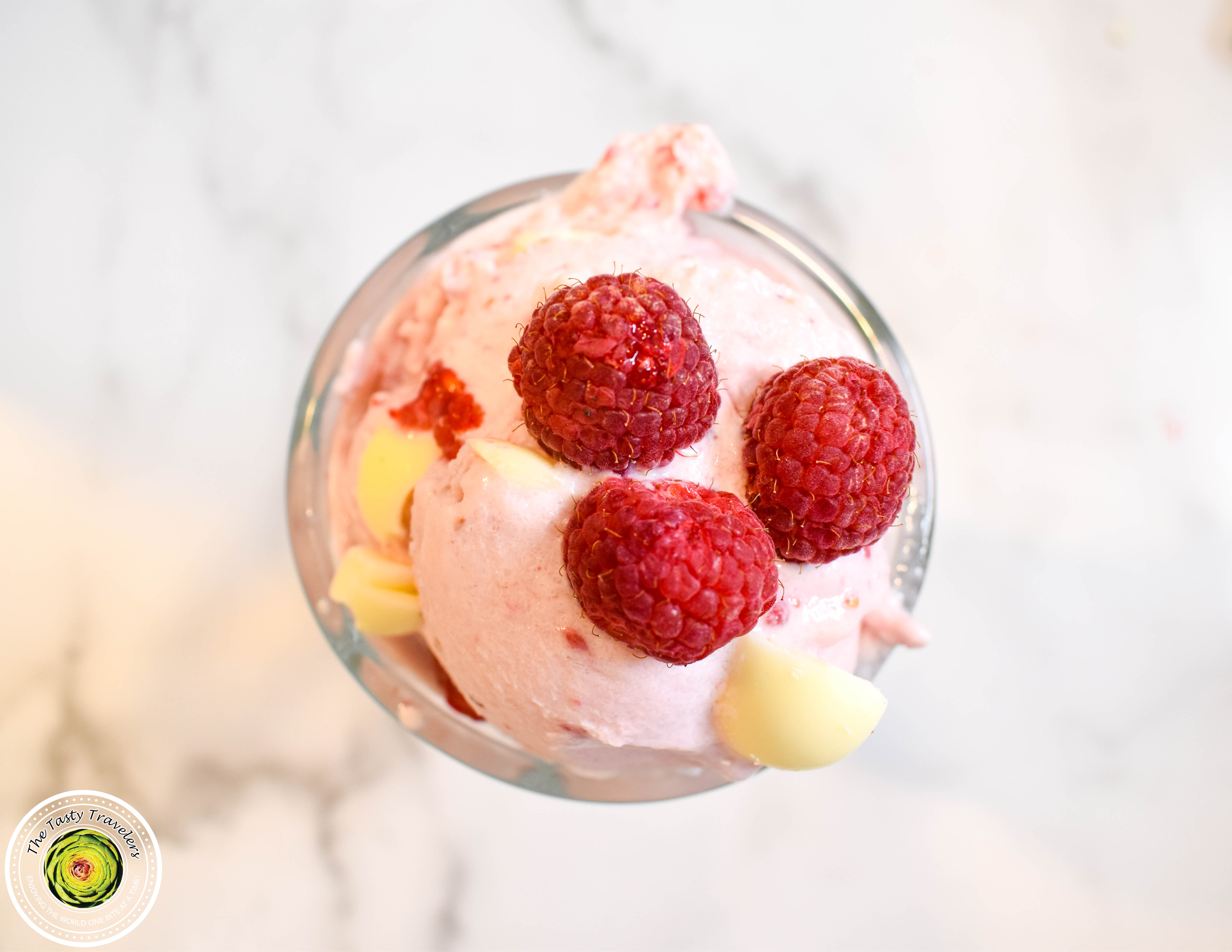 Ninja Creami Raspberry White Chocolate Truffle Ice Cream The Tasty Travelers