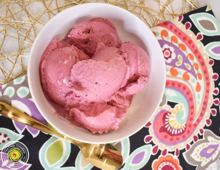 Blueberry Lemon Sorbet