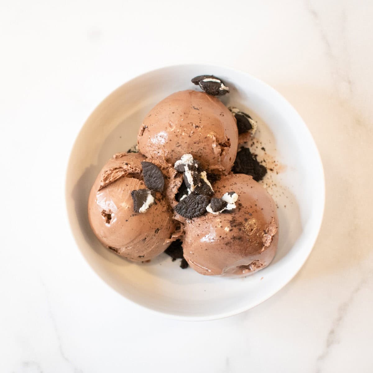 Ninja Creami Caramel Mocha Oreo Crumble Ice Cream - The Tasty