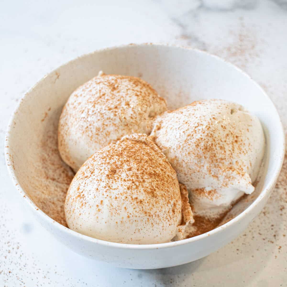 Ninja Creami Hot Cinnamon Spice Frozen Yogurt- Lite Ice Cream