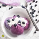 Ninja Creami Blueberry Ice Cream Featured Image-1