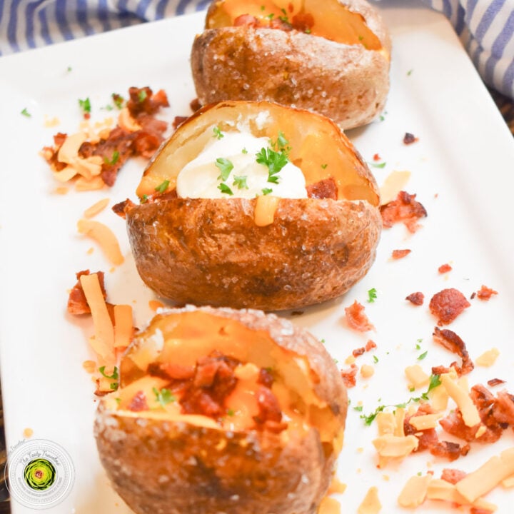 Ninja Foodi Grill Baked Potatoes The Tasty Travelers