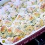Spinach Artichoke Dip Pull Apart Garlic Bread
