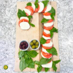 Caprese Candy Cane Board