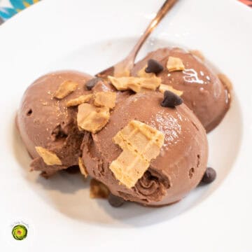 Caramel Fudge Waffle Cone Protein Ice Cream Featured Image