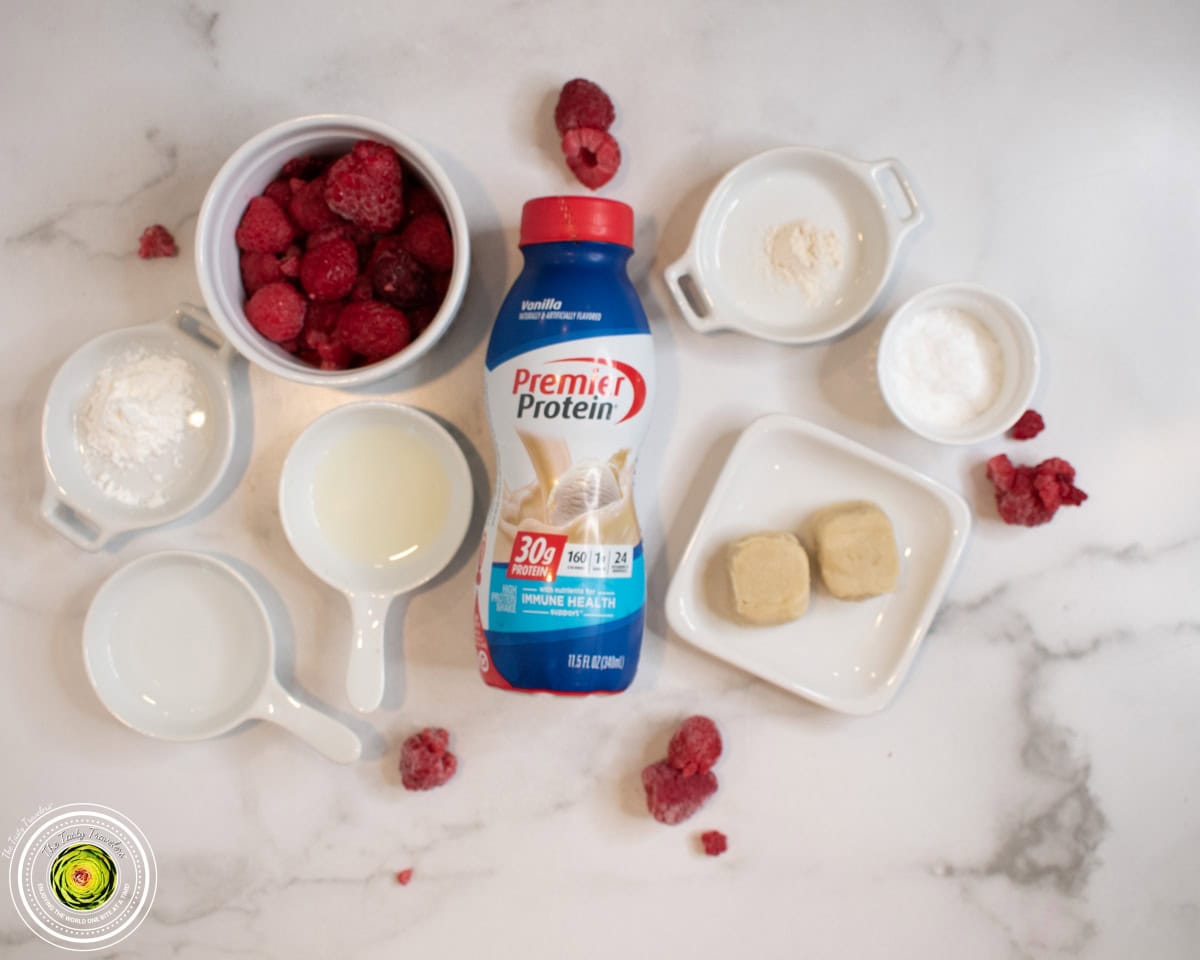 Ninja Creami Raspberry Sugar Cookie Protein Ice Cream ingredients