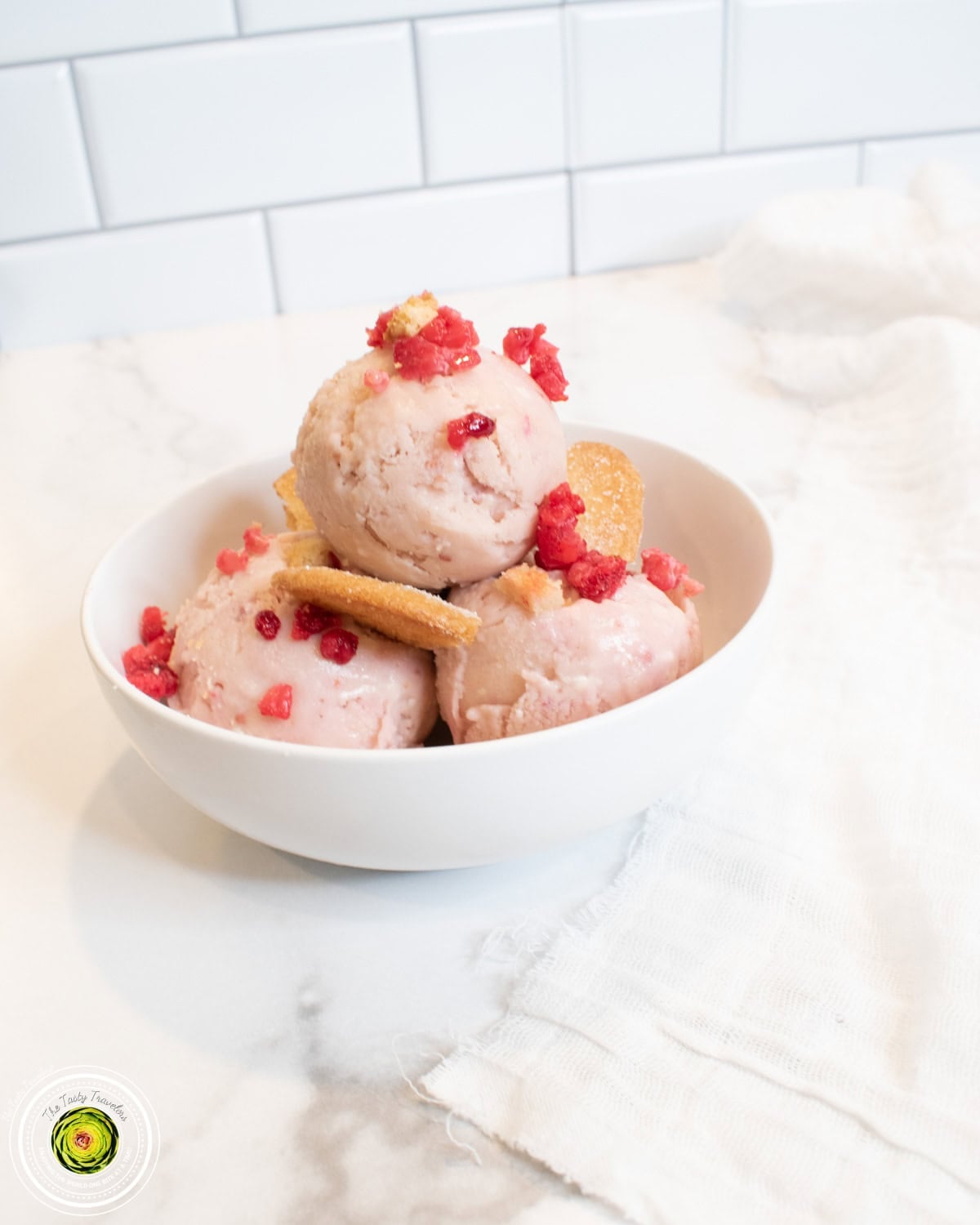 Ninja Creami Raspberry Sugar Cookie Protein Ice Cream creamy texture