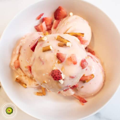Strawberry Pretzel Pie Protein Ice Cream featured image