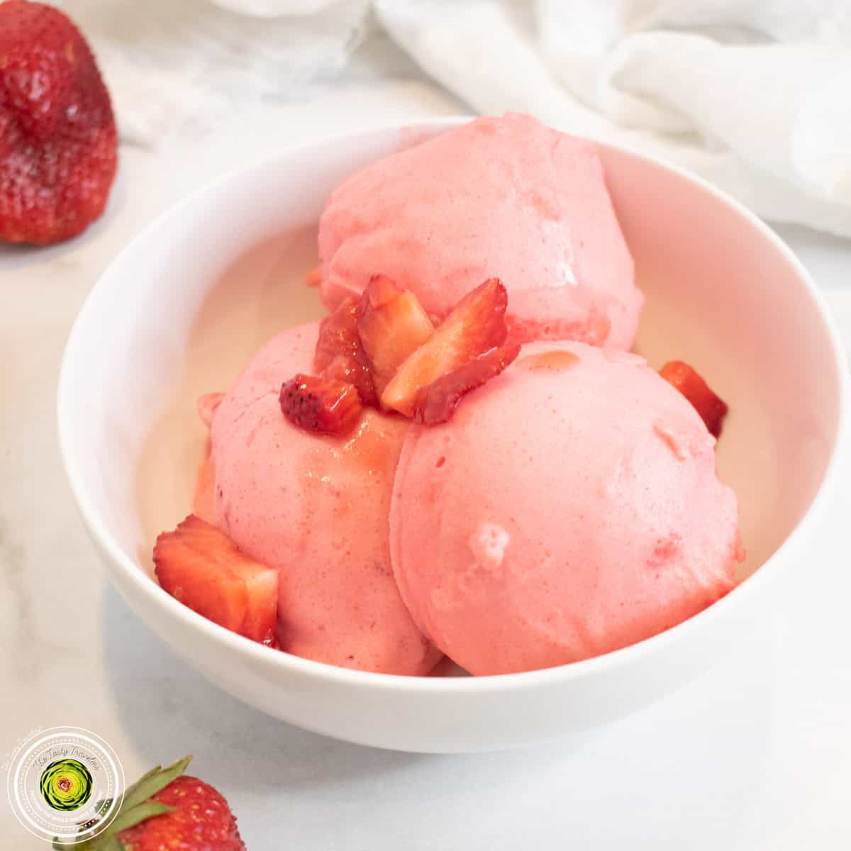Ninja Creami Super Strawberry Protein Ice Cream