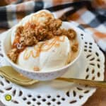 Ninja Creami Apple Cobbler Ice Cream Featured Image