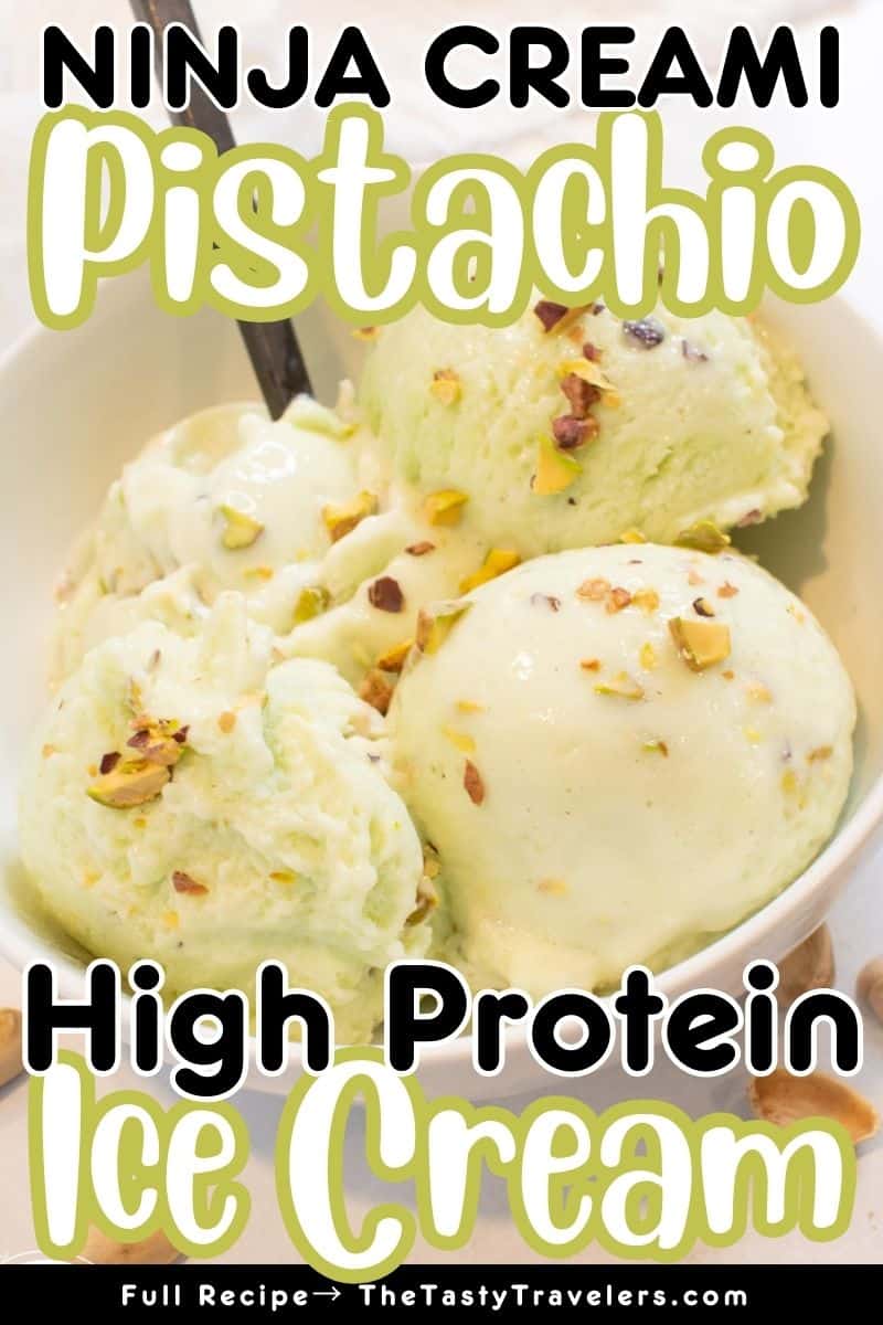 Ninja Creami Pistachio Protein Ice Cream