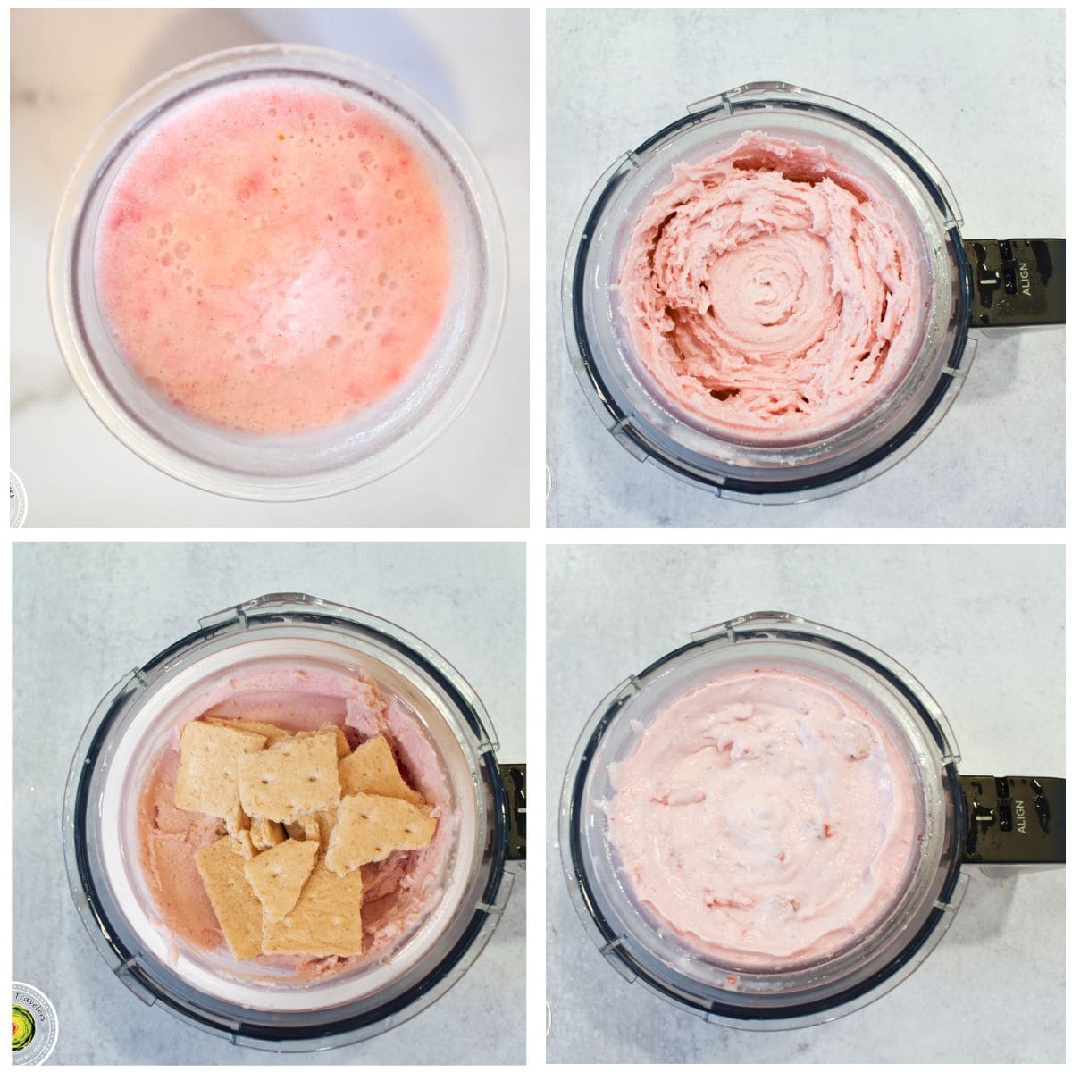 Strawberry Cheesecake Mixing Grid