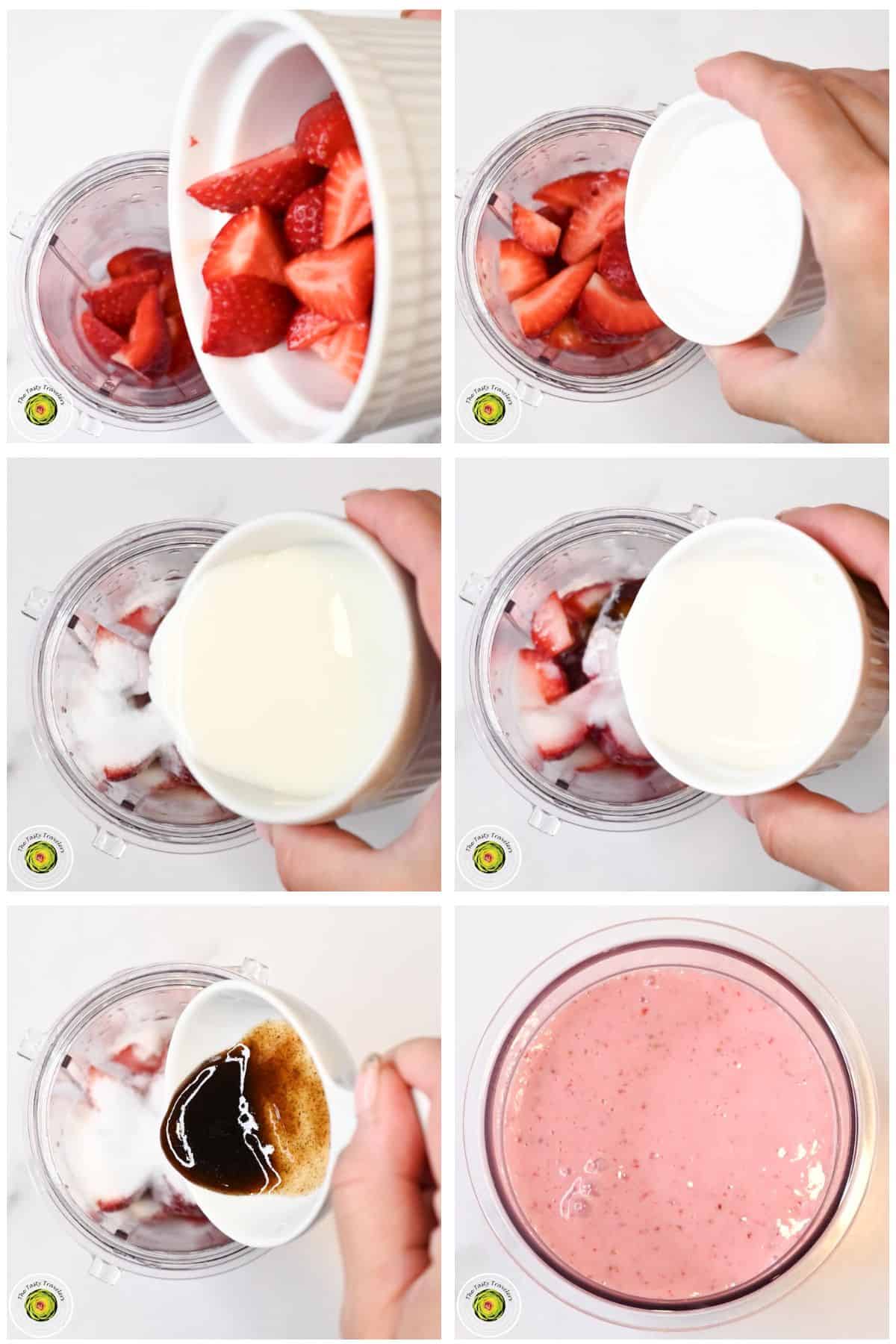 strawberry cheesecake ice cream instructions
