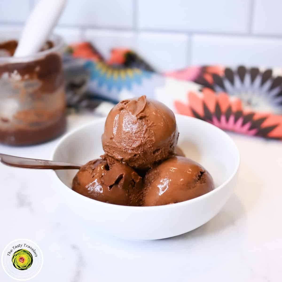 Ninja Creami Chocolate Sorbet-Low Calorie