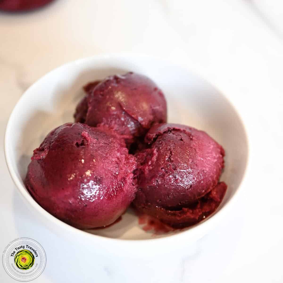 Ninja Creami Blueberry Sorbet