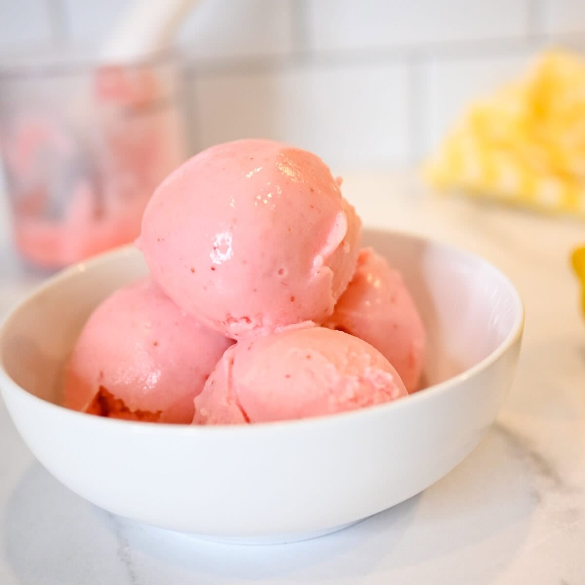 Ninja Creami Strawberry Lemonade Sherbet