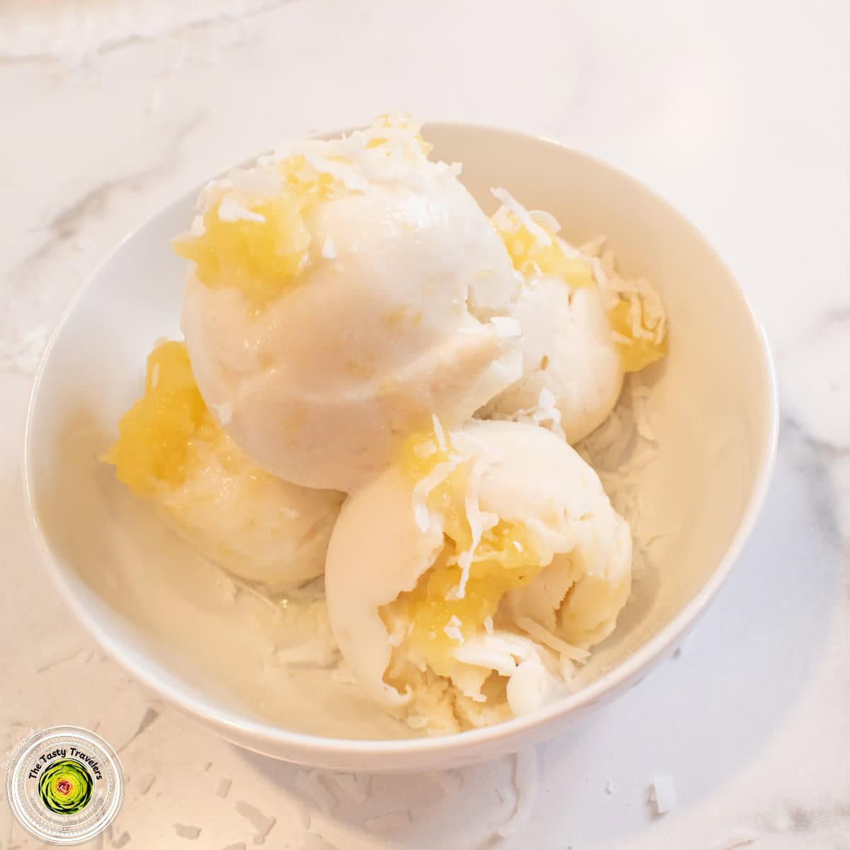 Ninja Creami Pina Colada Protein Ice Cream