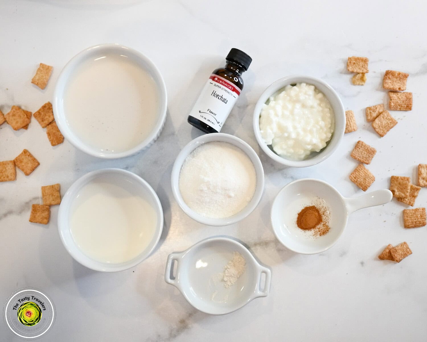 Ninja Creami Low Calorie Horchata Ice Cream ingredients