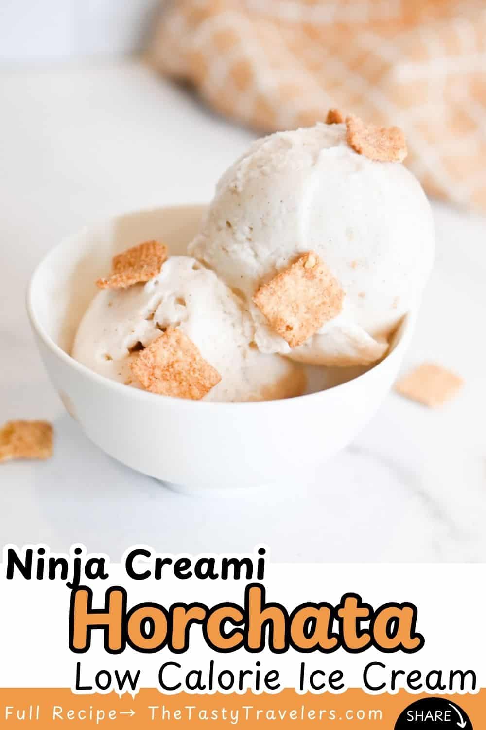 Ninja Creami Low Calorie Horchata Ice Cream Pinterest