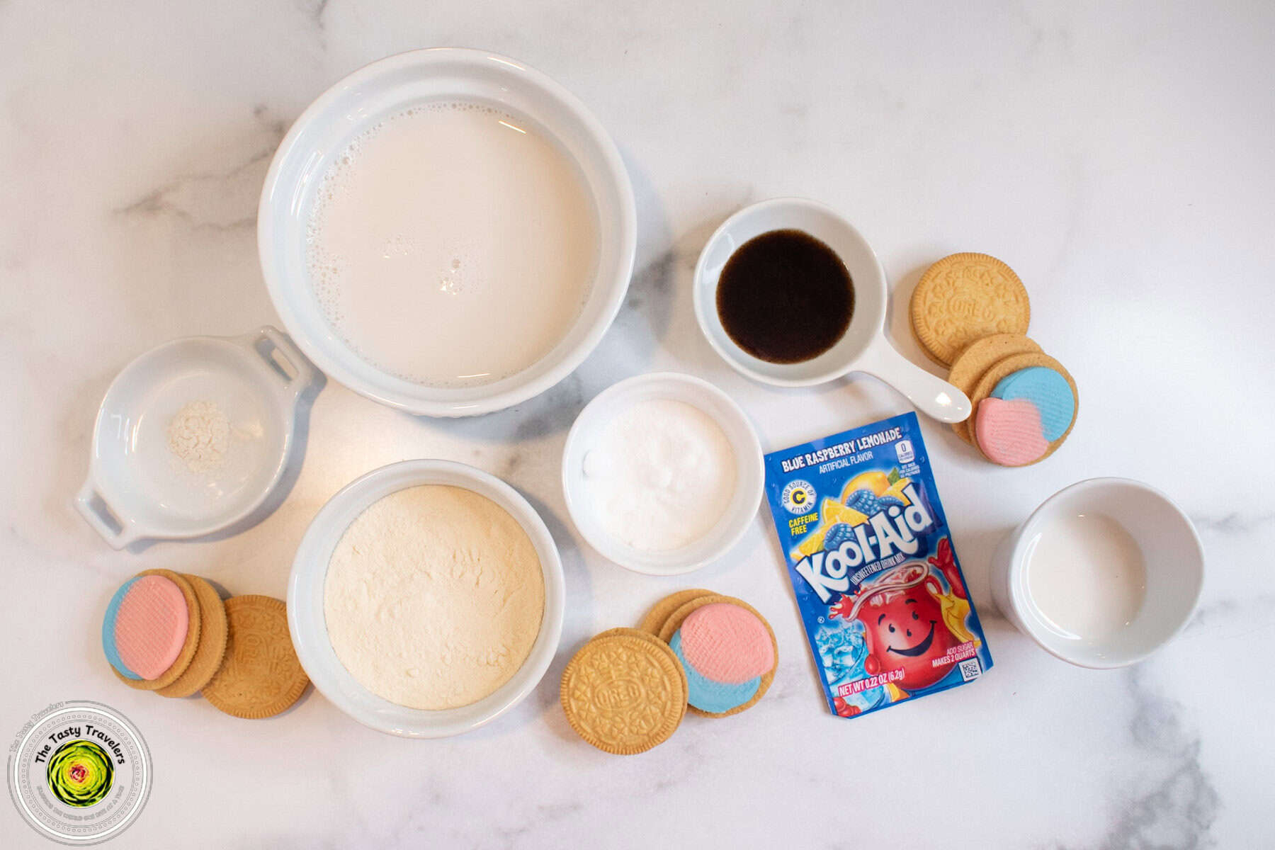 Ninja Creami Blue Raspberry Cotton Candy Protein Ice Cream