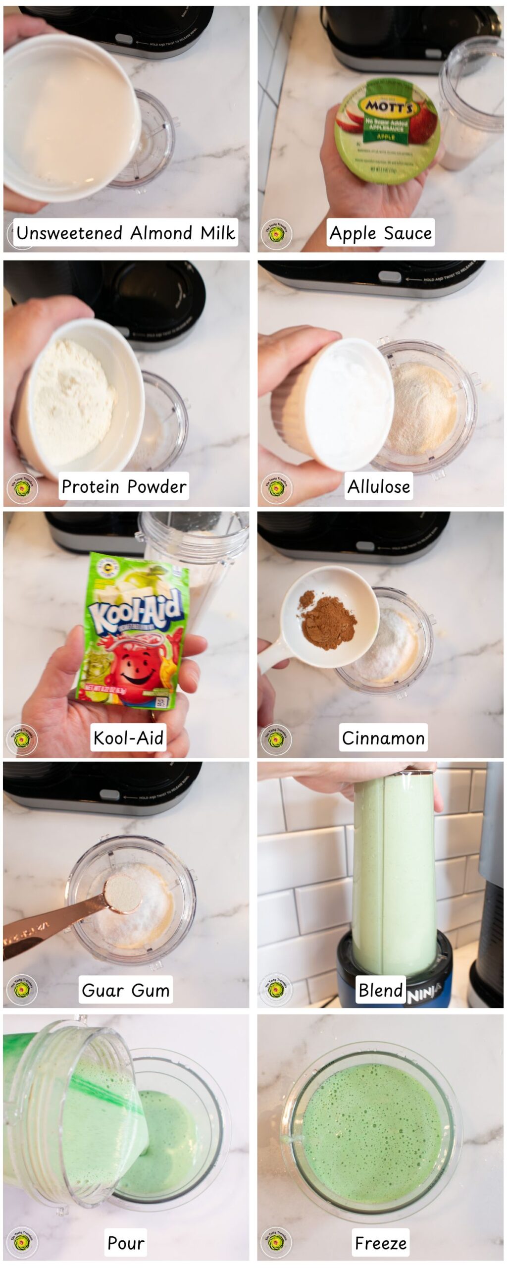 Ninja Creami Cinnamon Green Apple Ninja Cream Protein Ice Cream