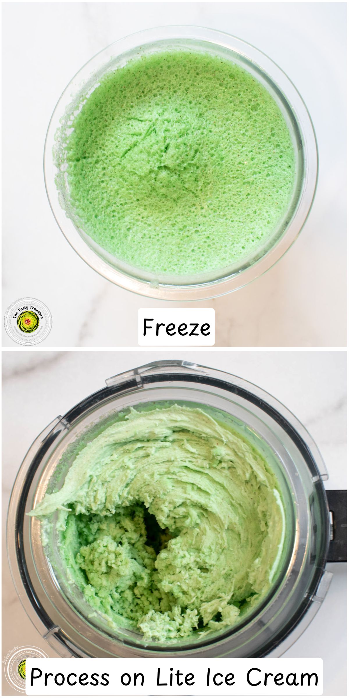 Ninja Creami Cinnamon Green Apple Protein Ice Cream Processing