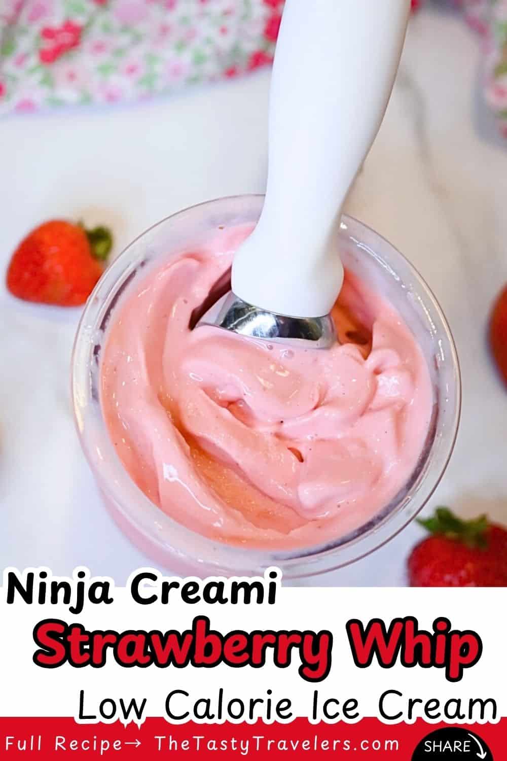 Ninja Creami Low Calorie Strawberry Whip Pinterest